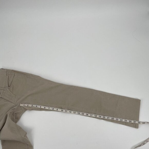 NWT LOFT Modern Straight Corduroy Low Rise Pants Womens 24P Classic Neutral - Picture 9 of 11